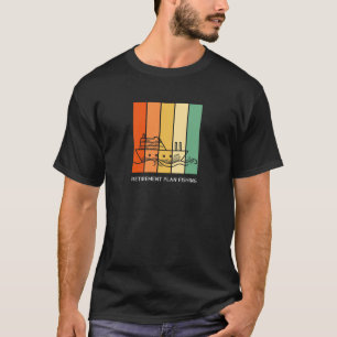 Camiseta Presente de pesca do plano de reforma