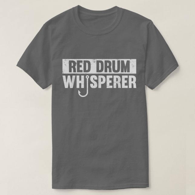 Camiseta Presente De Pesca Engraçado Com Suspiro De Tambor  (Frente do Design)