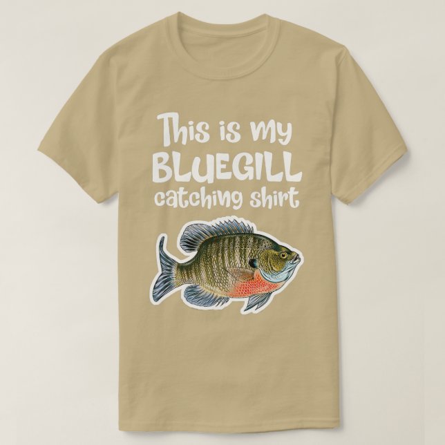 Camiseta Presente de pesca ultraleve Captura de peixe-sol Á (Frente do Design)