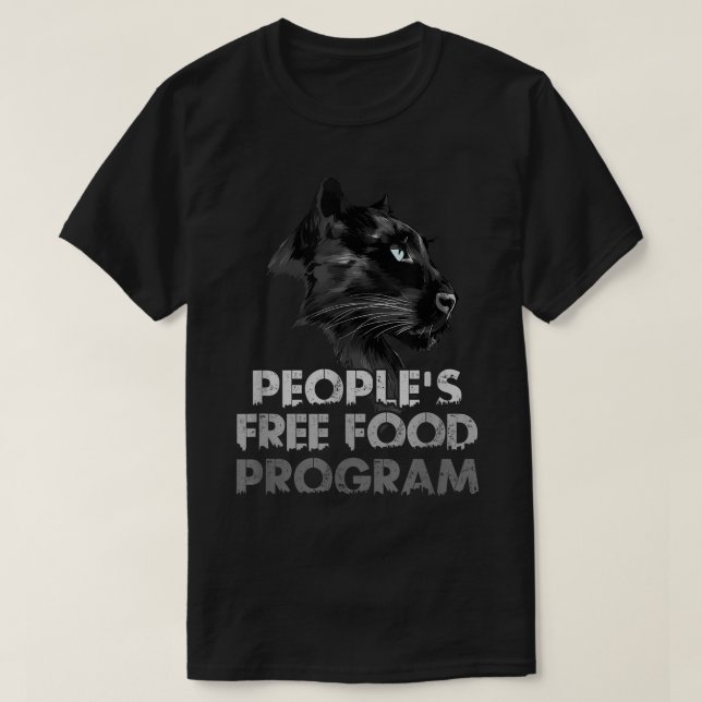 Camiseta Presente de pessoas Gratuita do Programa de Comida (Frente do Design)