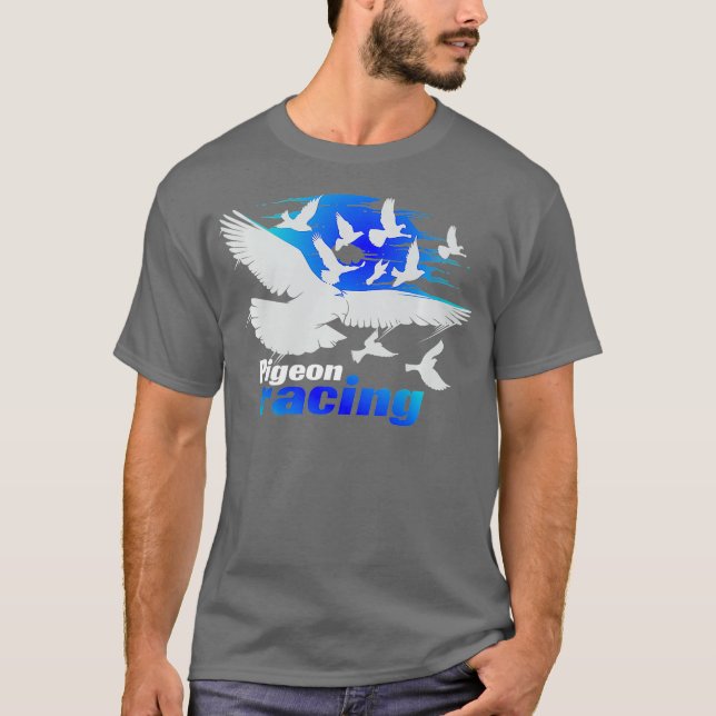 Camiseta Presente de Pigeon Racing Classic Bird (Frente)