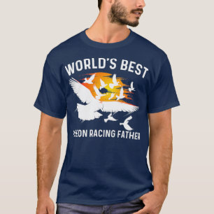 Camiseta Presente De Pigeon Racing Para Homens Pais Homens 
