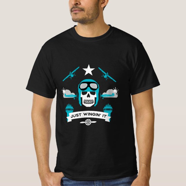 Camiseta Presente De Piloto Privado E Comercial (Frente)