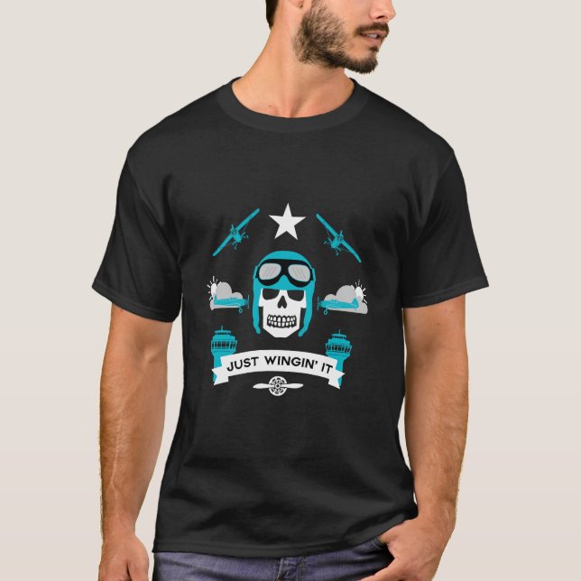 Camiseta Presente De Piloto Privado E Comercial (Frente)