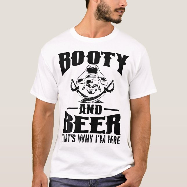 Camiseta Presente De Pirata Funny Gasparilla Para Homens Mu (Frente)