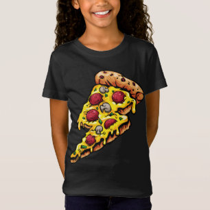 Camiseta Presente De Pizza Engraçado Para Crianças Homens L
