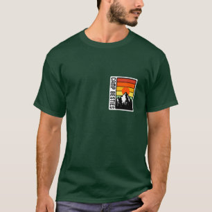 Camiseta Presente de pôr do sol retrô vintage de melhores a