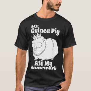 Camiseta Presente De Porco-Guiné Para Proprietário De Por