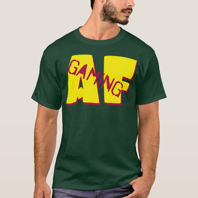 Camiseta presente de presente de gaming af (Frente)