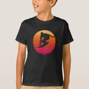 Camiseta Presente De Presente De Vintagem De Surfe De Surfe