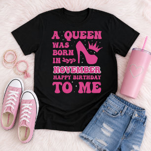 Camiseta Presente de Princesa Rainha Rosa para Menina que F