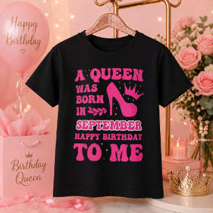 Camiseta Presente de Princesa Rainha Rosa para Menina que F
