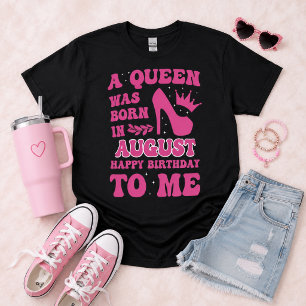 Camiseta Presente de Princesa Rainha Rosa para Menina que F