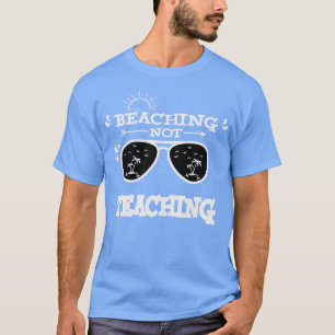 Camiseta Presente de professor de férias de verão não ensin