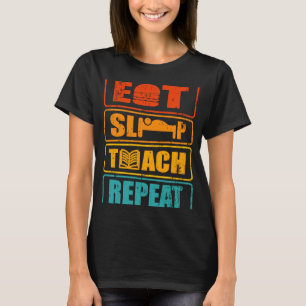 Camiseta presente de professor de matemática e de inglês do