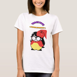 Camiseta Presente de Professor Fofo Ensinar Amor Inspirar