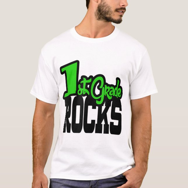 Camiseta Presente de Professora da Escola Verde da Série 1r (Frente)