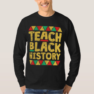 Camiseta Presente de Professora do Ensino de História Negra