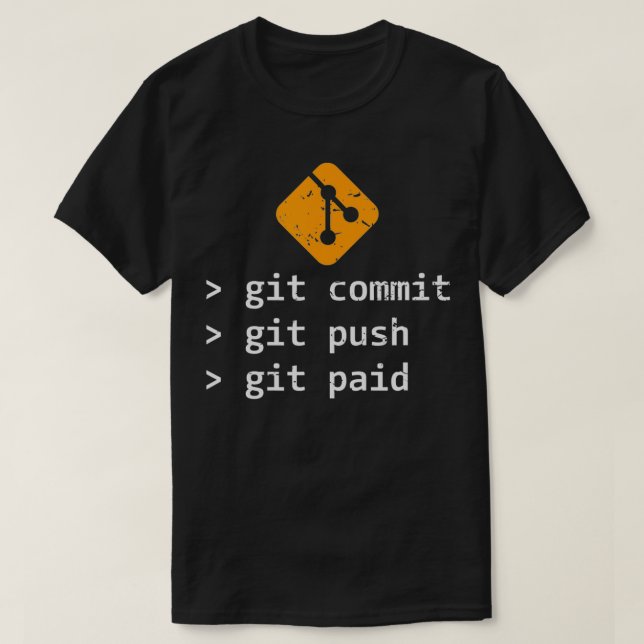 Camiseta Presente de Programação Push de Confirmação Push P (Frente do Design)