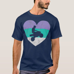 Camiseta Presente De Quad Bike ATV 4 Para Meninas
