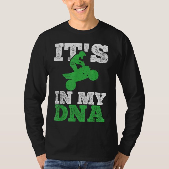 Camiseta Presente de Quad Bike Vintage (Frente)