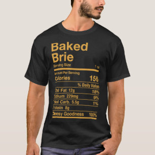 Camiseta Presente De Queijo De Fatos Nutricionais Brilhante
