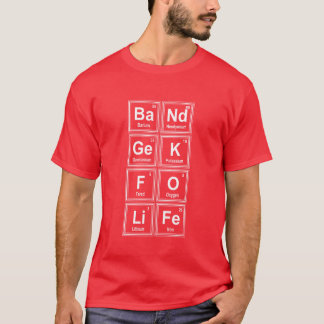 Camiseta Presente de Química para Geeks de Banda para a Vid