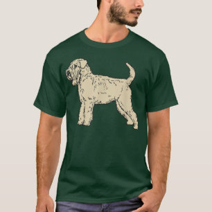 Camiseta Presente De Raça De Cão, Terrier, De Roda Molhada