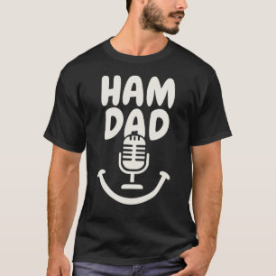 Camiseta Presente de rádio de microfone engraçado para Pai