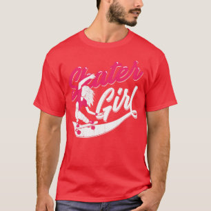 Camiseta Presente de Rapariga de Skateboard
