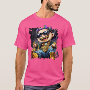 Camiseta Presente de rapper menino gângster de Hip Hop