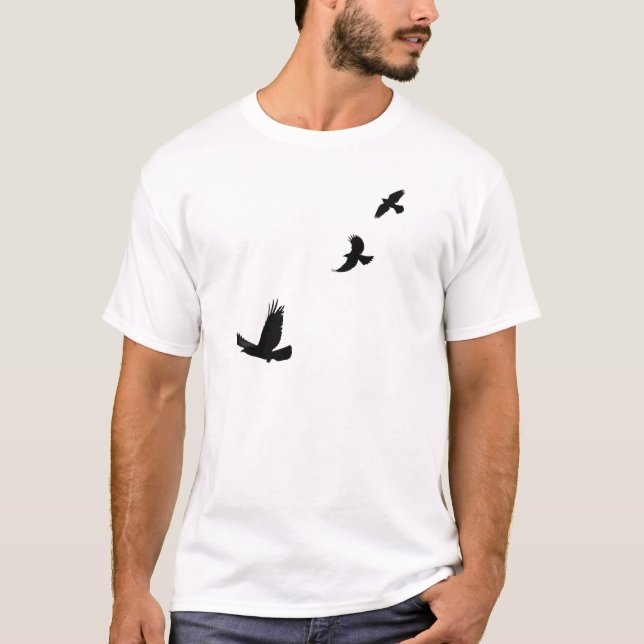 Camiseta Presente de Raven & Common Grackles Birdlovers (Frente)