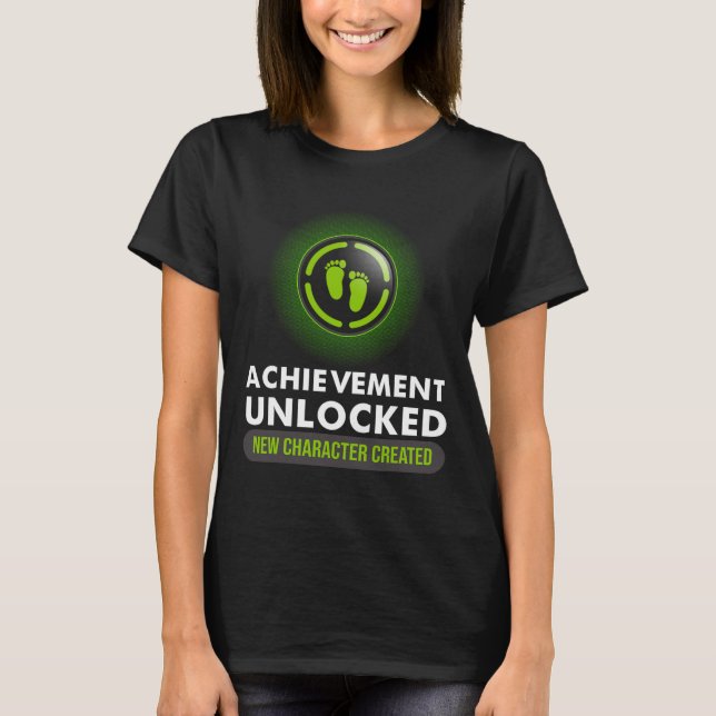 Camiseta Presente de Realização Desbloqueada Casais Jogo de (Frente)