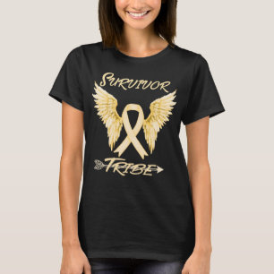 Camiseta presente de reconhecimento de cancer de apêndice d