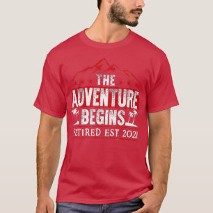 Camiseta Presente De Reforma A Aventura Começa O Est Aposen