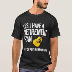 Camiseta Presente de Reforma do Jogador de Violão Engraça