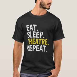 Camiseta Presente de Repetição do Ator do Teatro de Sono