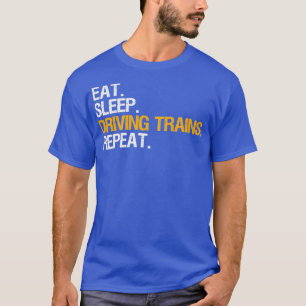 Camiseta Presente de repouso do condutor do comboio Engenhe