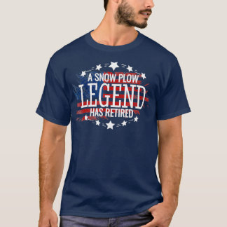 Camiseta Presente de Retimento de Driver de Leve de Neve Re