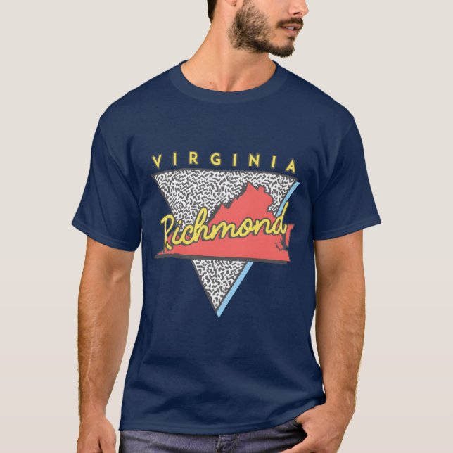 Camiseta Presente de Richmond Virginiariangle Va City (Frente)