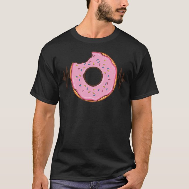 Camiseta Presente de rosquinhas de pulsação de Rosquinha ro (Frente)