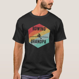 Camiseta Presente de Rowers do Avô 70 em Remo