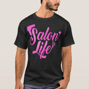 Camiseta presente de salão de cabeleireiro engraçado bonito