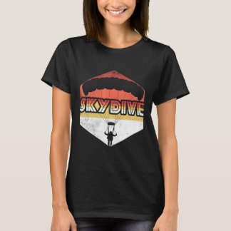 Camiseta Presente de saltos de paraquedas para esportes de