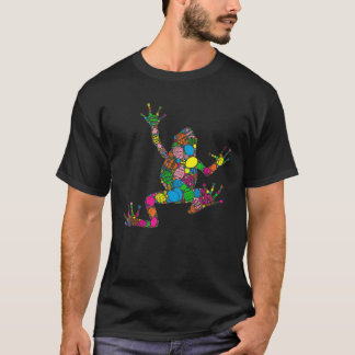Camiseta Presente De Sapo Colorida De Ovo Para Homens - E