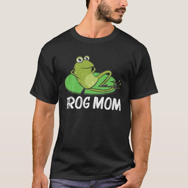 Camiseta Presente De sapo Para Mamãe Mulheres Que Cortam Sa (Frente)