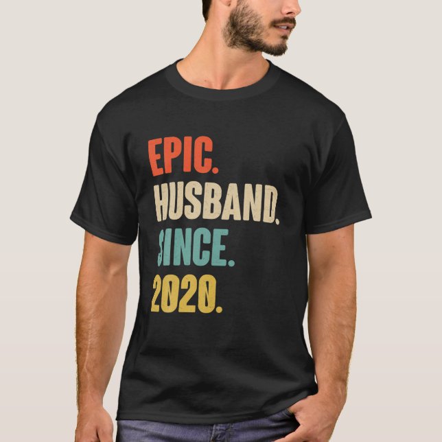 Camiseta Presente De segundo De Casamento Para Ele Epic Hus (Frente)