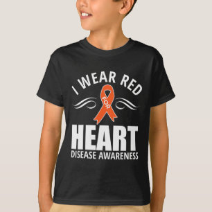Camiseta Presente de Sensibilização para a Doença Cardíaca