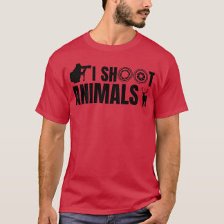 Camiseta Presente de sessão de fotos de animais