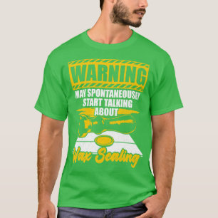 Camiseta Presente De Sobrecarga De Cera Engraçado